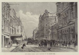 Pitt Street, Sydney, delvist ødelagt af den seneste brand af Frank Watkins